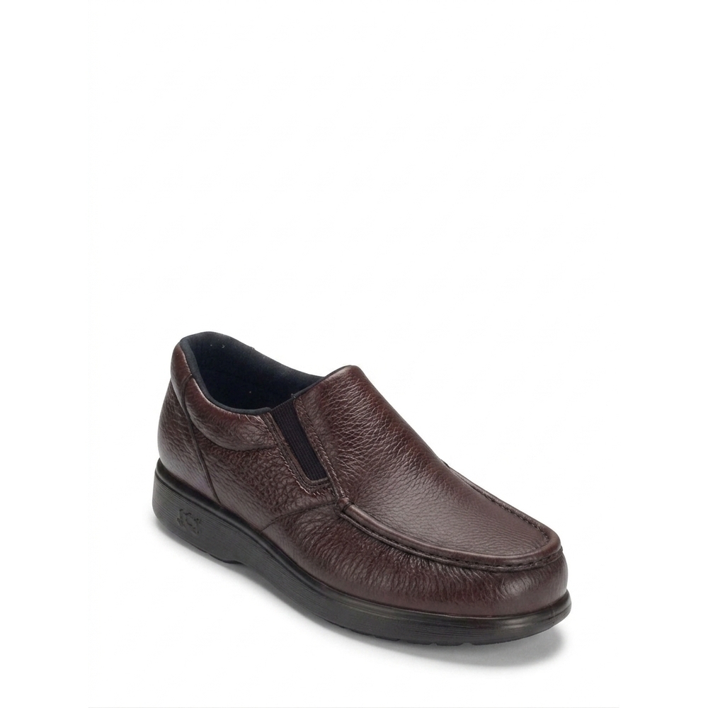 NEW SAS men's side gore slip on loafer in cordovan